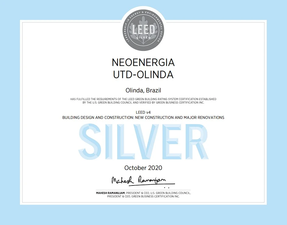 Certificação LEED Silver